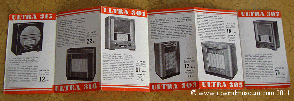 Old Ultra radio leaflet.
