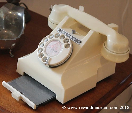 White Bakelite type 300 phone.