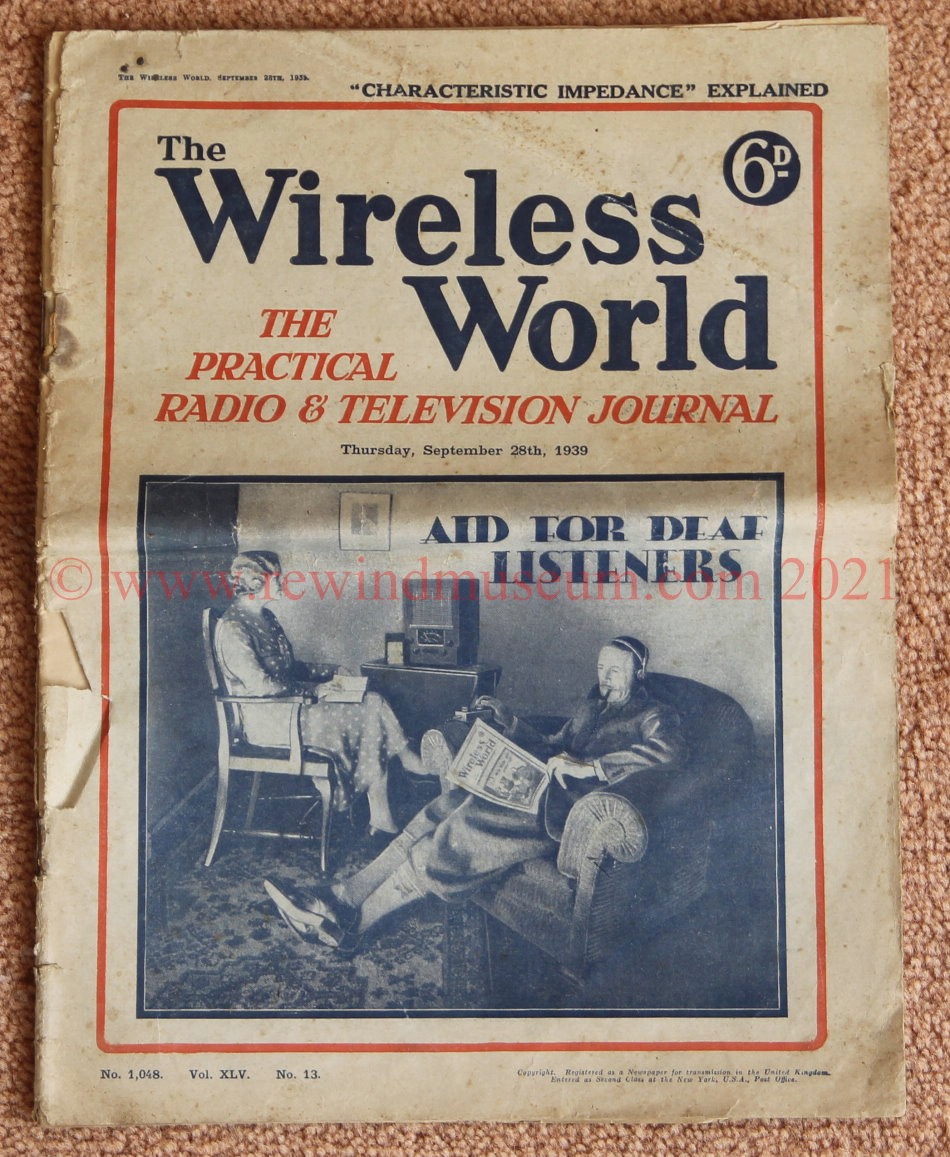 Wireless World. September 1939